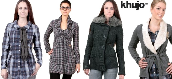 khujo Sonderangebote: Strickjacken, Karohemden & Winterjacken