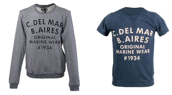 Neu: Solid Retro Marine Look