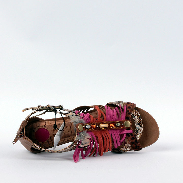 Bullboxer Sandale Reptil Look
