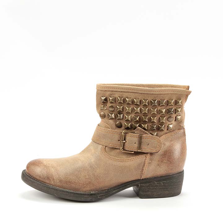 Hot Ice Boot Nieten braun