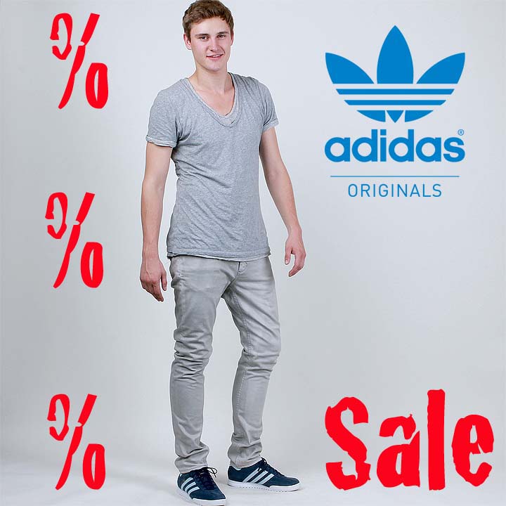 adidas Jeans Mad Cap grau SALE