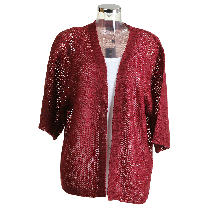 Rut m.fl. Natalie Cardigan Aubergine