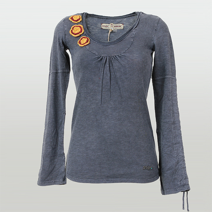 Khujo Donez Longsleeve charcoal grey