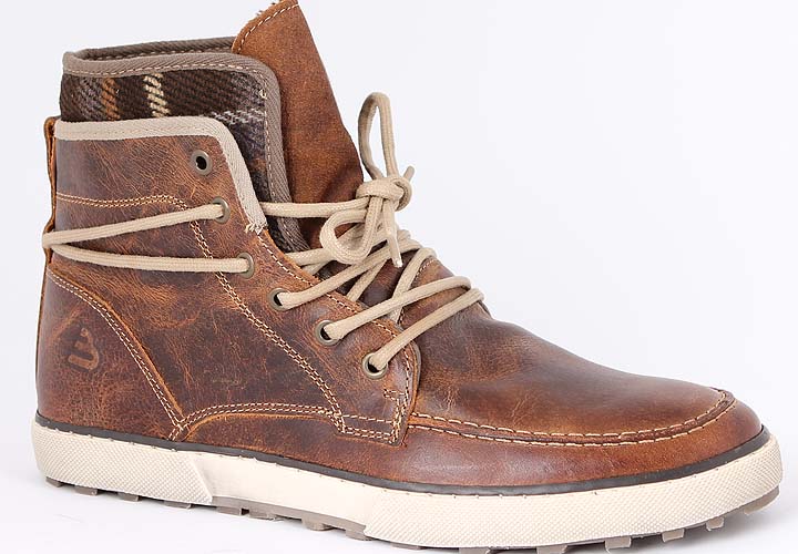 Bullboxer Herren Boot Braun Karostoff