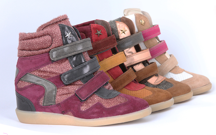 Wedge Sneaker Strap Shoes