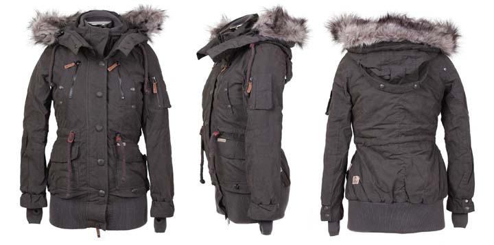 Khujo Damen Jacke Nora 1144JK123 Taupe