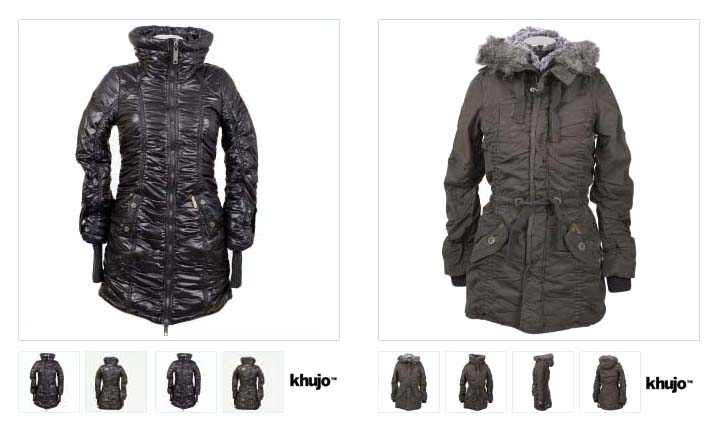 Khujo Damen Winterjacken Bling und Chalk