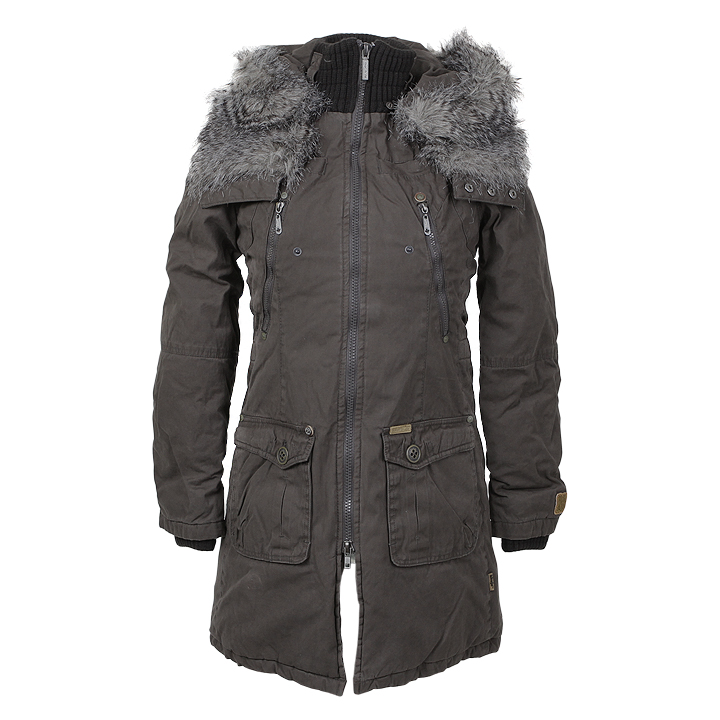 Khujo Rossa Winterjacke Taupe