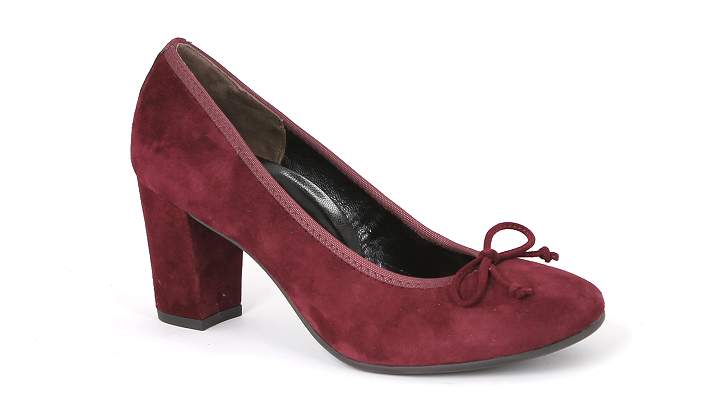 Paul Green Pumps Velour Bordeaux