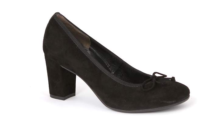 Paul Green Pumps Velour Schwarz