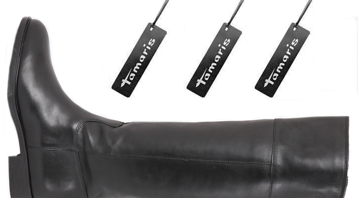 Tamaris Reiterstiefel Schwarz Leder
