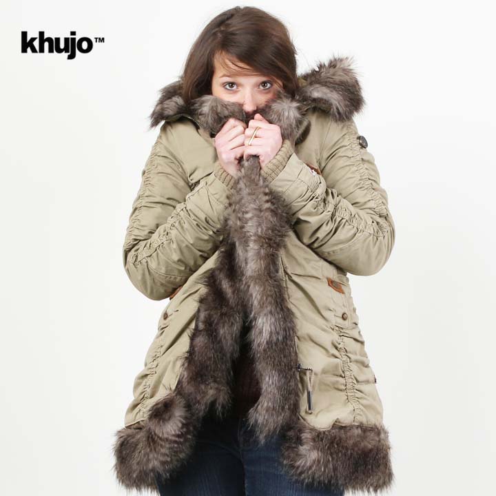Khujo Winter Jacke Land Beige