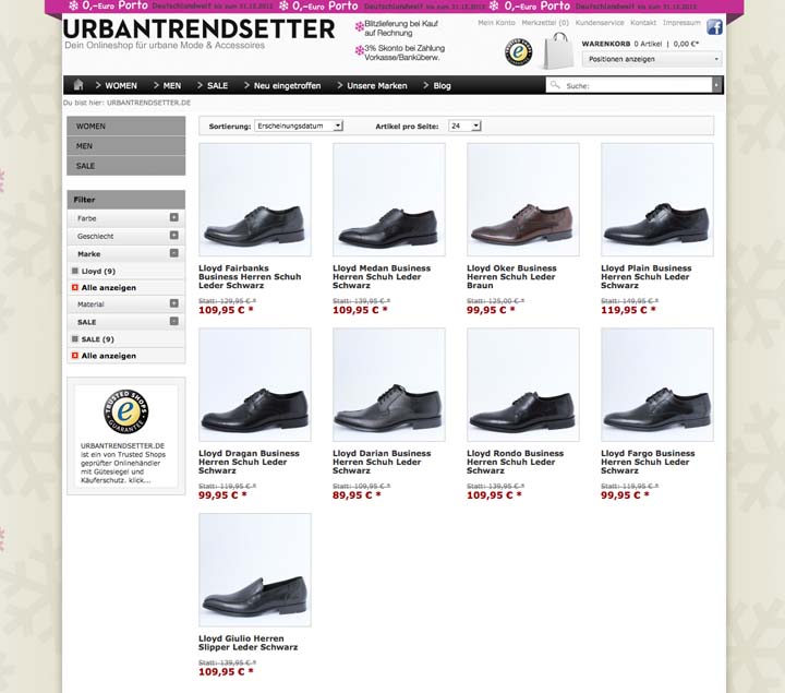 Weihnachts Angebot Lloyd Herren Schuhe