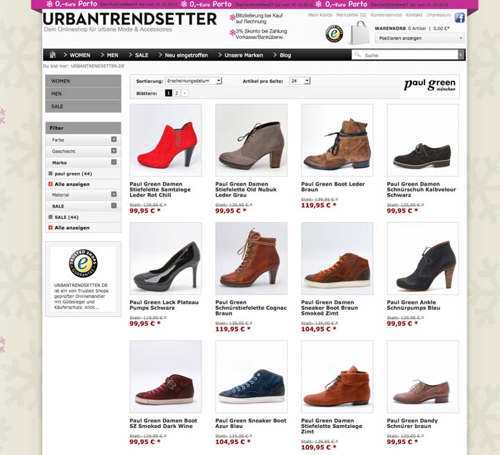 Weihnachts-Angebot: Paul Green Schuhe