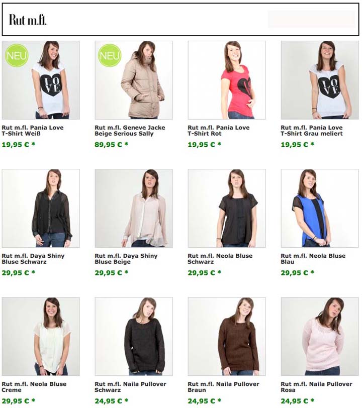 Rut M fl Fashion News Fall 2012