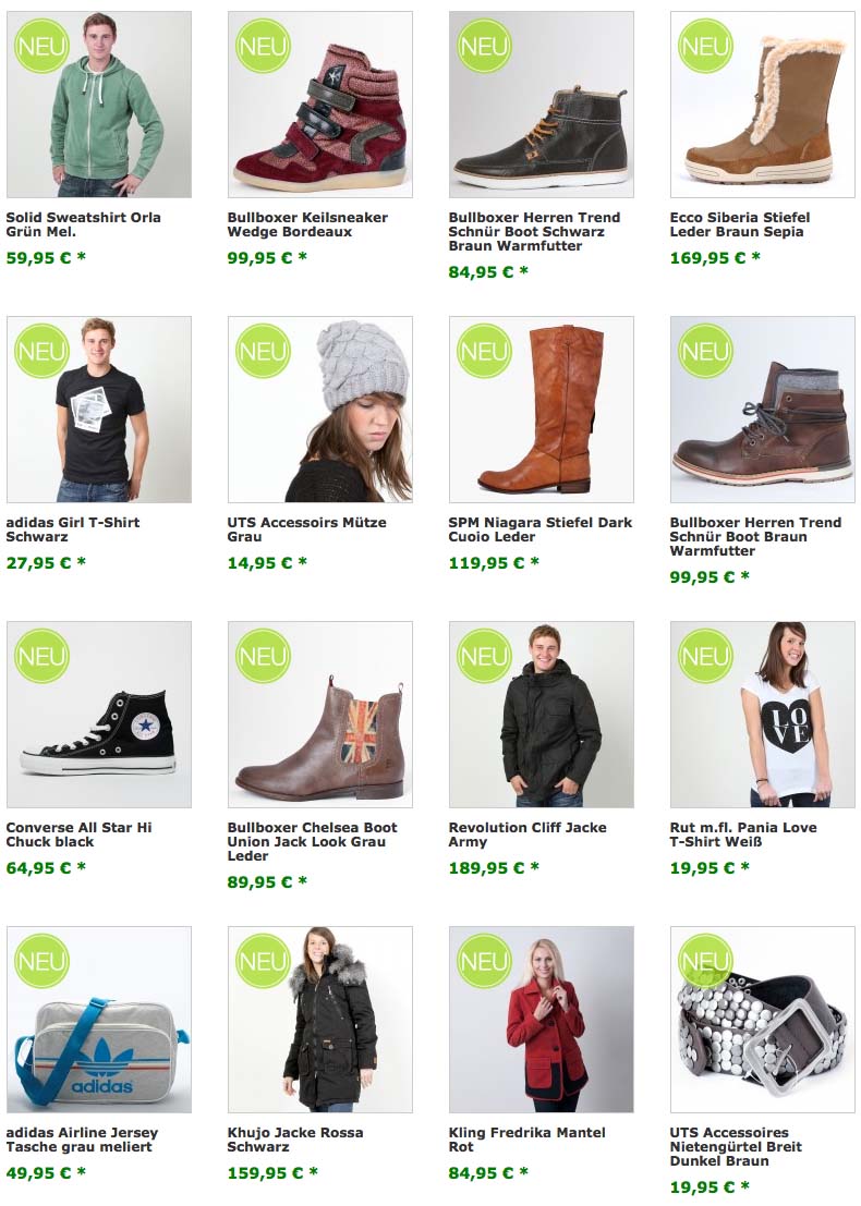 Mode-News Herbst 2012 Schuhe & Textilien