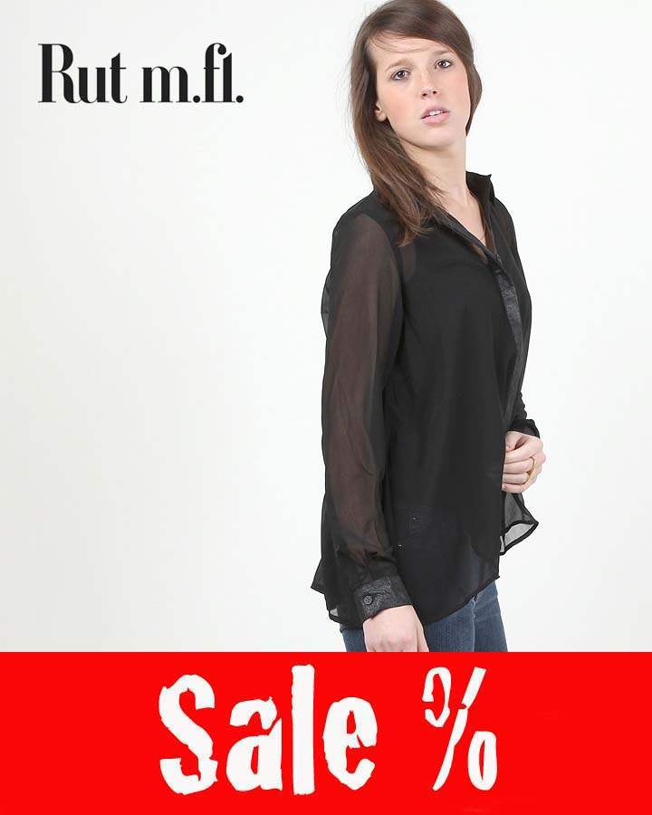 Damen Bluse billiger Rut m.fl. Daya schwarz