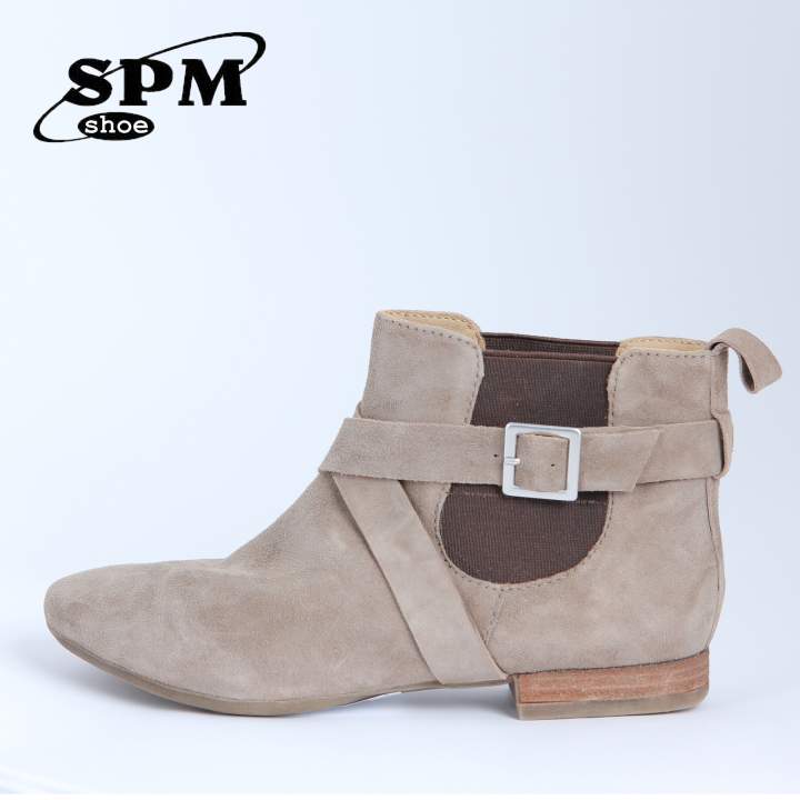 SPM Stiefelette beige Stretch