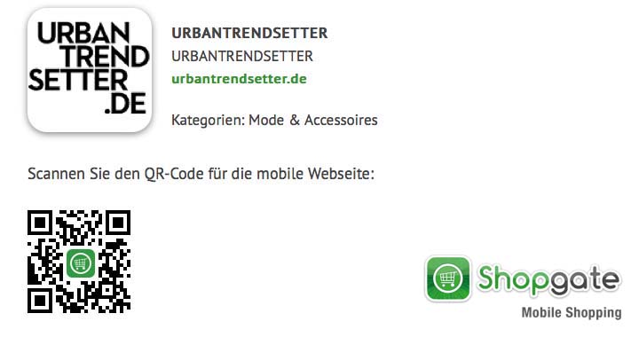 Urbantrendsetter APP QR Code