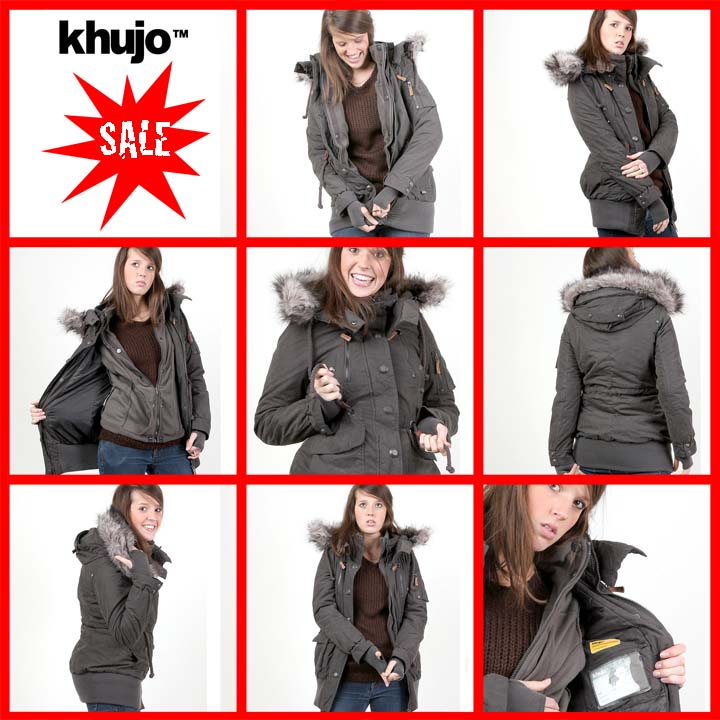 Khujo Nora Damen Winterjacke Sale %