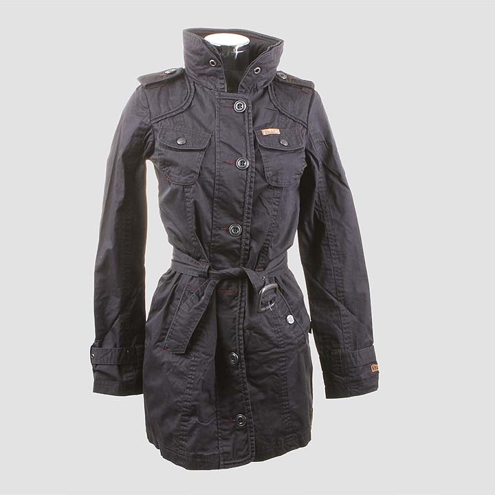 Neu: Khujo Parka BOSTON Navy Blue & Red