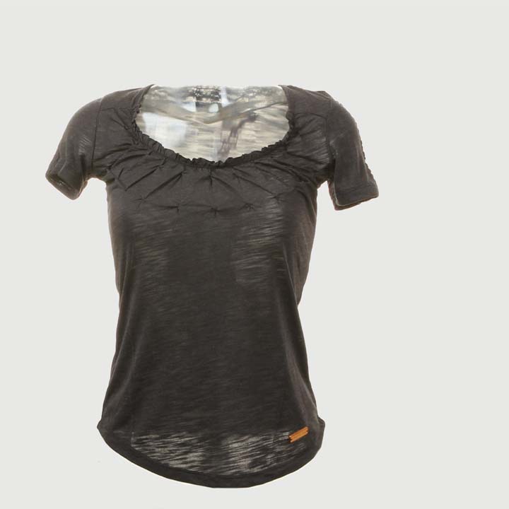 Khujo Damen Shirt Orba Schwarz