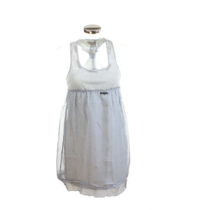 Khujo Kleid Ognon Grau