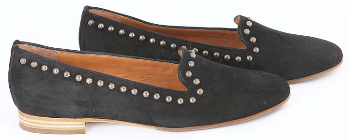 Paul Green Nieten Slipper Schwarz