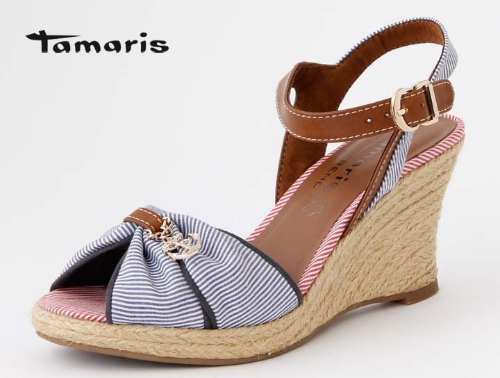 Tamaris 28356-20 898 Trend Sandale Mysine Blau Komi