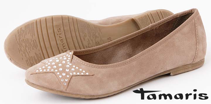 Tamaris Ballerina Crenna 22127-30-341 Taupe