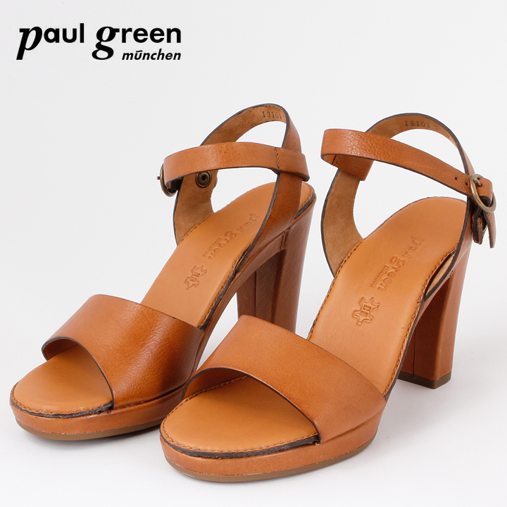 Paul Green Sandalette in Vacchetta feingenarbtem Leder