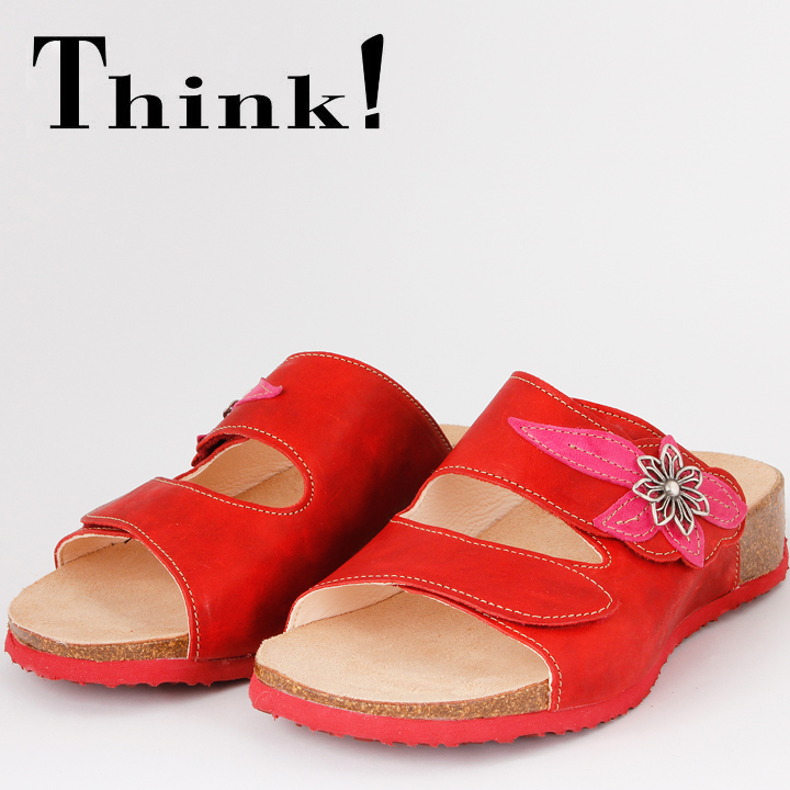 Think Mizzi Pantolette Rot