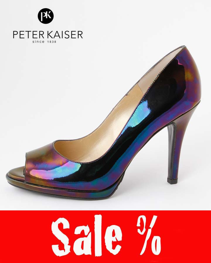 Peter Kaiser Lack Peeptoe Pumps Cima reduziert 92703 397