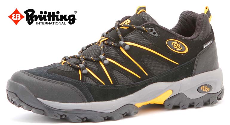 Brütting Mount Hunter Outdoor Wanderschuh Schwarz Gelb