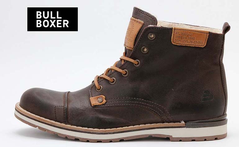 Bullboxer Herren Trend Stiefel Braun