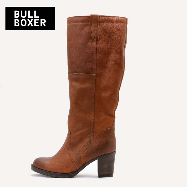 Bullboxer langschaft Stiefel Warmfutter Braun