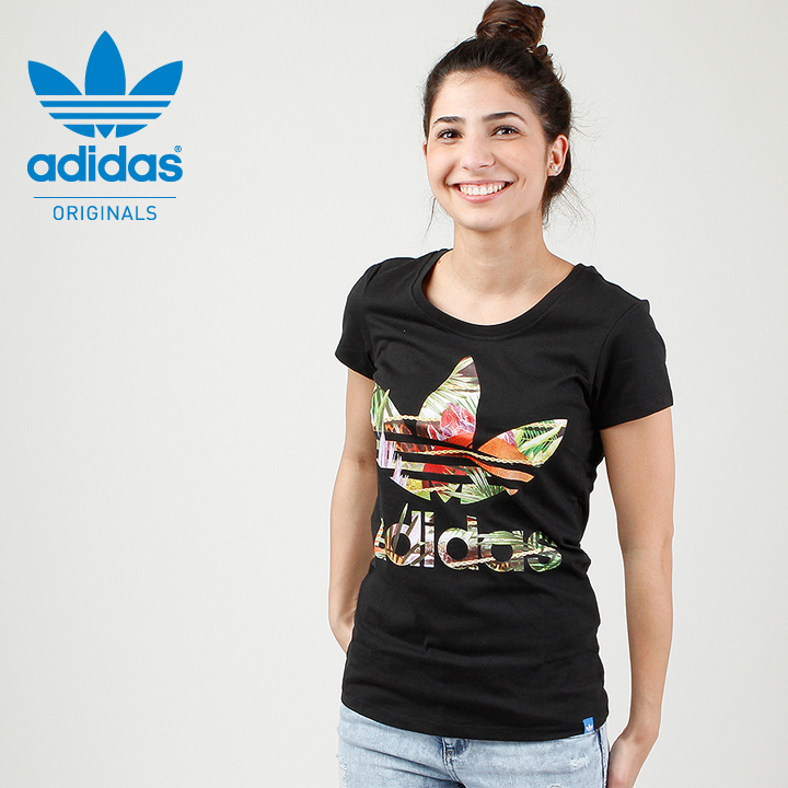 adidas Flower Trefoil Tee F96126