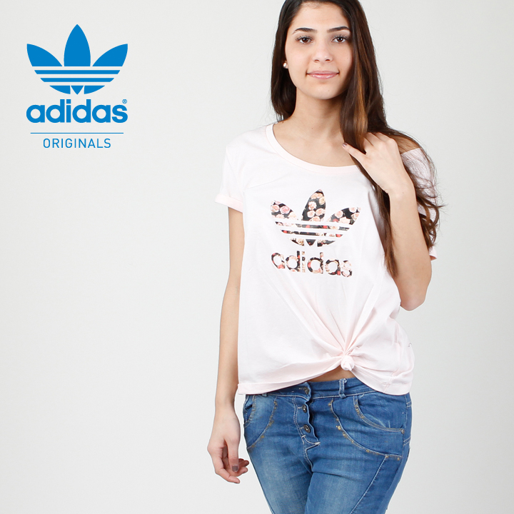 adidas Logo Tee Rose F79274