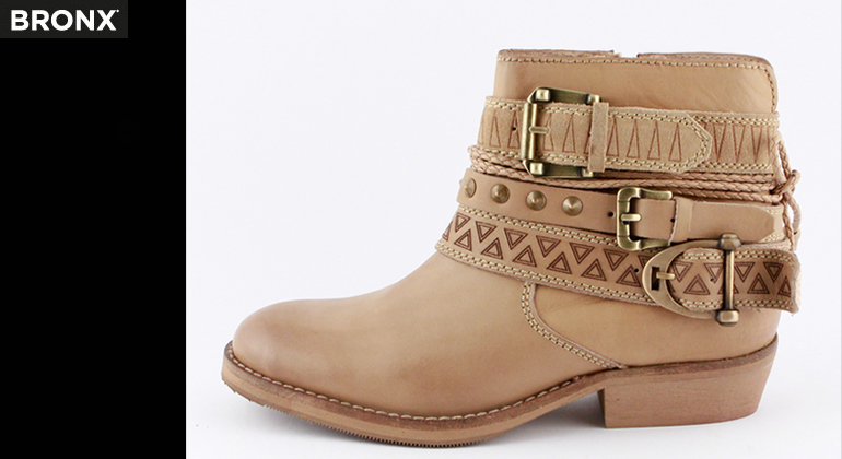 Bronx Stiefelette beige