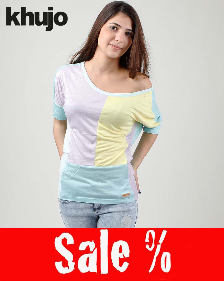 Khujo Shirt Seeve Mintgrün Multi Sale