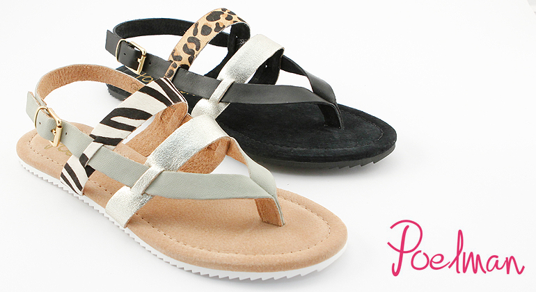Sommer Sandalen Animal Print